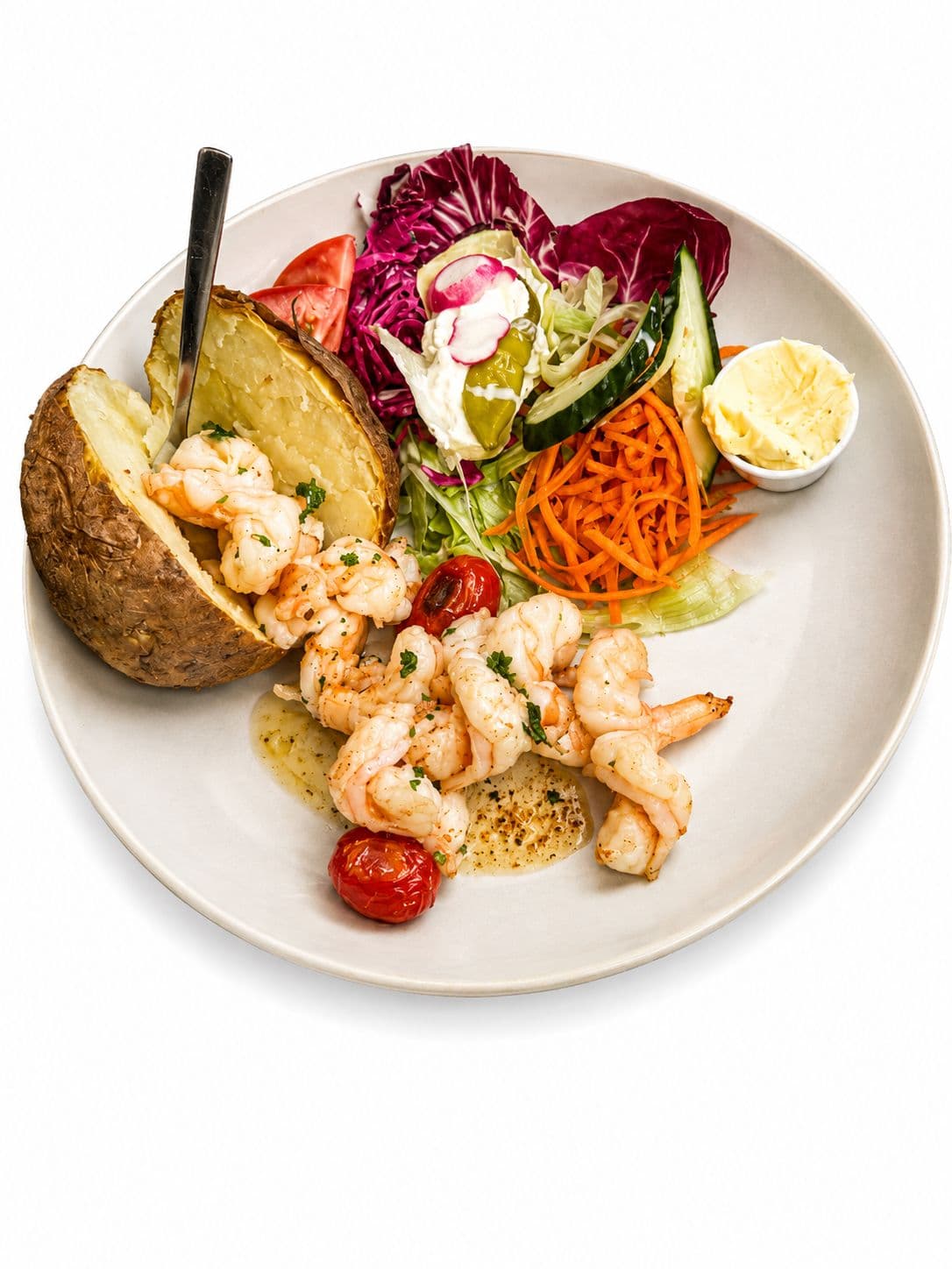 Baked scampi